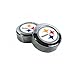 Two Officially Licensed NFL License Plate Screw Caps - Pittsburgh Steelers