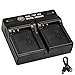 BM Premium EN-EL23 USB Dual Battery Charger for Nikon Coolpix B700, P900, P600, P610, S810c Digital Camera (MH-67P Replacement)