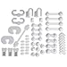 Baby Defence Complete Home Baby Proofing Kit - BPA Free, Easy Assembly, 50 Piece - Child Safety Locks Set for Doorknobs, Corners, Outlets, Cabinets