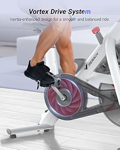 MERACH Exercise Bike, Bluetooth Stationary Bike for Home with