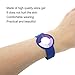 Wemelody 3PCS/Lot Outdoor UV Tester Band Bracelet Meter Watch Ultraviolet Rays Sensor Indicator Detector Color Changing Best Gift for Friends/Relatives and Loves Skin Protection(Dark Blue)