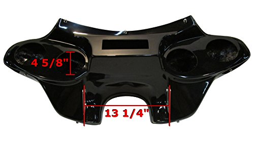 Vector Batwing Fairings F5-4 Honda VTX 1300/1800 fiberglass batwing fairing with 4x5.25" speaker cutouts