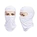Lucco Balaclava Face Mask, Bike Motorcycle Helmet Neck Winter Hat Windproof Face Mask Full Face Ski Mask Driving Sport Mask-White …