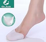 Dr.Seth Toe Sleeve Metatarsal Pads - Silicone Gel Toe Caps Soft Ballet Pointe Dance Athlete Shoe Pads For Men and Women 1 Pair