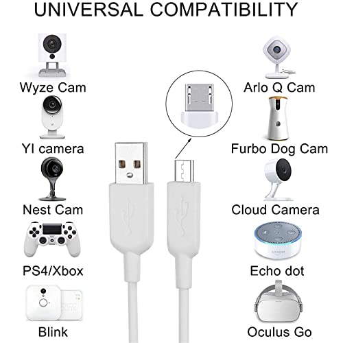 Sourcingbay 16ft USB to Micro USB Extension Surveillance Camera Power