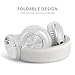 Bluedio T2s Bluetooth Headphones On Ear with Mic, 57mm Driver Rotary Folding Wireless Headset, Wired and Wireless Headphones for Cell Phone/TV/PC, 40 Hours Play Time (White)