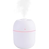 Portable Mini Humidifier Small Cool Mist Humidifier Personal Desktop USB Powered Super Quiet for Travel Car,Office,Baby Bedro