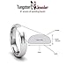 Ring for Men and Ring for Women His & Her's (1 Pair) 8MM/6MM Tungsten Carbide Celtic Knot Dragon Design Carbon Fiber Inlay Wedding Band Ring Set