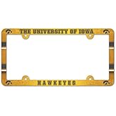 NCAA License Plate with Full Color Frame