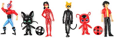 Miraculous Ladybug Figures Toys Set 6 Pcs (7cm - 13cm)
