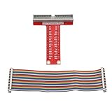 SunFounder GPIO Breakout Expansion Board for Raspberry Pi 3, 2 and RPi 1 Modle B+, 40-pin GPIO Cable Plus Adapter