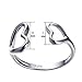 Bamos Jewerly Girls 925 Sterling Silver Ring Herat Set Promise Engagement Wedding Fashion Rings Size 6