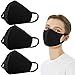 3 Pack Fashion Face Mask Unisex - Adjustable Reusable Cotton Warm Mouth Mask Cover for Outdoor