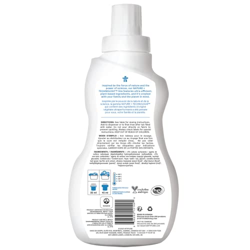 ATTITUDE Liquid Fabric Softener, Plant and MineralBased Effective