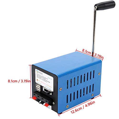 YaeTek Portable Generator Hand Crank Charger Generator USB Generator