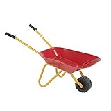 PlaSmart Little Workers Wheelbarrow Ride On Toy, Age 3 Yrs and up, Construction Toys That get Jobs Done in The Sandbox, Beach, Dirt or Snow