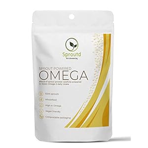 Sprouted Milled Flaxseed & Chia Seeds | Sproutd Omega, 100g | 100% Sprouts | 75% of RDA Omega3 ALA