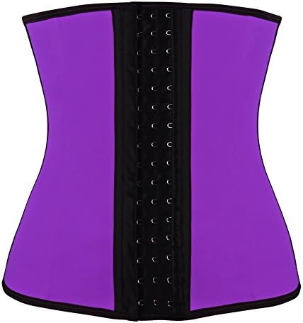 Waist Trainer, Azont Womens Corset Waist Training Cincher Body Shaper M Purple