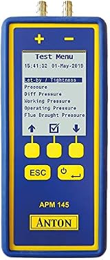 Anton APM 145 Differential Manometer Infrared Wi-Fi Pressure Meter Test Logger view 1