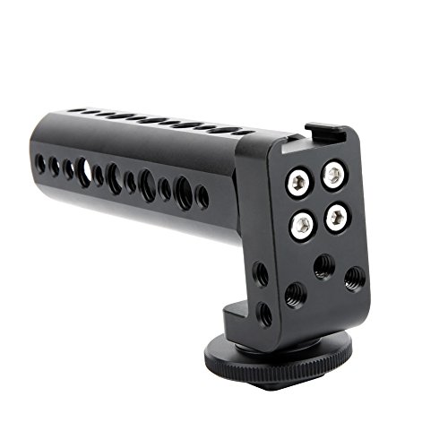 NICEYRIG Hot Shoe Cheese Handle for DSLR Camera Applicable Canon 5d 7d 60d 70d Compatible with Nikon D800