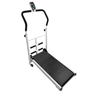 Flyelf Mini Manual Treadmill,with LED Display Walking, Jogging,Sit-ups, Foldable Home Fitness 110 * 88 * 43.5cm
