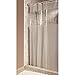 iDesign Hitchcock EVA Plastic Shower Liner Mold and Mildew Resistant for use Alone or With Fabric Curtain for Master, Guest, Kid's Bathroom, 108 x 72 Inches, Frost and Clear