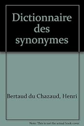 Dictionnaire des synonymes
