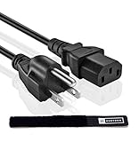 Huetron AC Power Cord Cable 10FT for Panasonic Plasma TV with Life Time Warranty