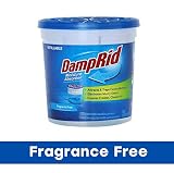 DampRid FG01K Refillable Moisture Absorber, Fragrance Free, 10.5-Ounce