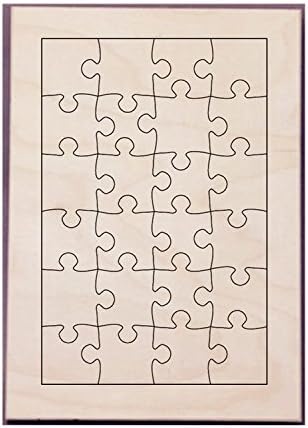 Puzzle Maker Die Make Puzzle26x17cm-24PCS Seel Rule Puzzle Die Size 11.7"x8.3"x5/8"