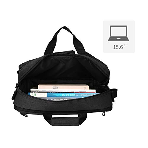 Zpoint X1 Large Briefcase & Backpack Convertible Hybrid, Fits 17” Laptop, Water-resistant Business Traveling Shoulder Bag for Men/Women, (Plus 2\
