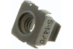 25 Cage Nuts 1/4-20 Fits 3/8 Hole - Phosphate Clipsandfasteners Inc