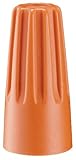 Gardner Bender 25-003 WireGard Screw-On Wire Connectors, 22-14 AWG, Electrical Wire Nut, 25 pk, Orange