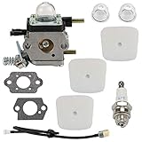 Mannial C1U-K54A Carburetor Carb kit for ZAMA C1U-K17 C1U-K27 C1U-K27A C1U-K27B C1U-K54 C1U-K46 C1U-K82 2-Cycle Mantis 7222 7222E 7222M 7225 7230 7234 7240 7920 7924 Tiller/Cultivator