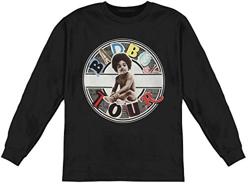 Bad Boy Records Men's Reunion Tour Long Sleeve Medium Black