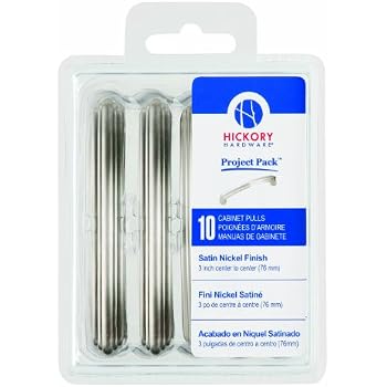 Hickory VP3447-SN Luna Pull, 3" & 96Mm C/C, 10-Pack Satin Nickel - A