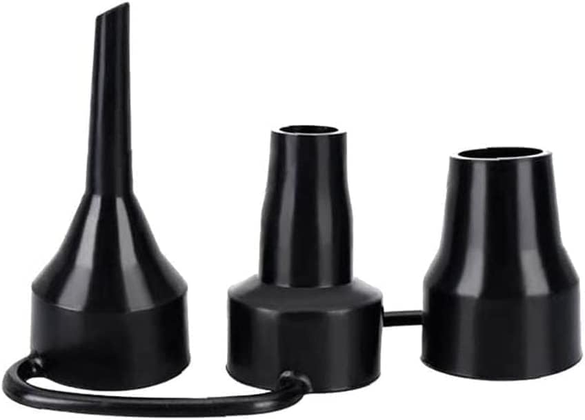 Photo 1 of aoukoslt Black Air Pump Replacement Nozzles, Plastic Pump Nozzles, 3 Sizes Inflatable Pump Nozzles Head, Air Pump Inflator Adaptor Accessory for Partial Air Bed, Air Mattress Accessories