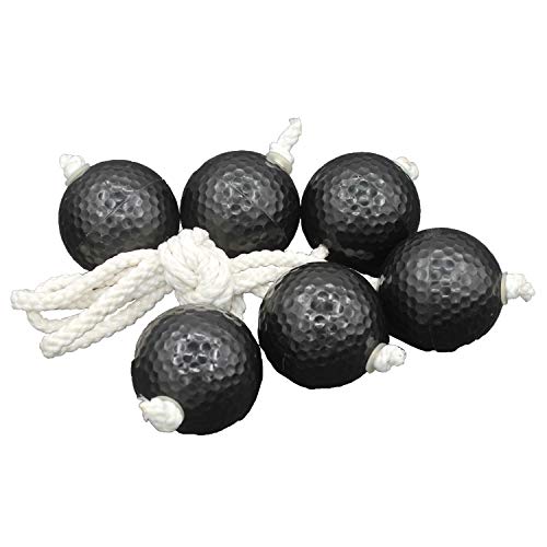 Kuqqi Ladder Toss Balls (3 Pack) for Ladder Golf Game Both Indoor and Outdoor Play(Black) - Thumbnail 3