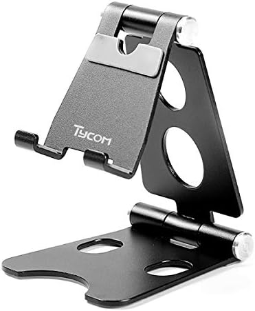 Tycom Desktop Cell Phone Stand, Double Adjustable Mobile Phone