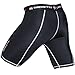 Meister MMA Compression Rush Fight Shorts w/Cup Pocket - Black - Large (34-35)
