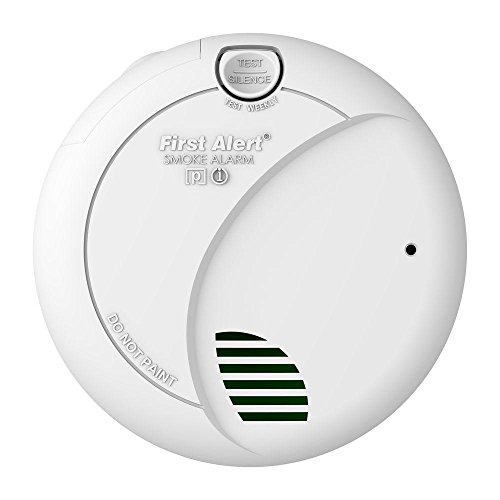 1080p HD Battery Powered WiFi P2P Alarm Smoke Detector Spy Camera Wireless IP Covert Hidden Nanny Camera Spy Gadget (Up to 36 Hours Run-time per Charge)
