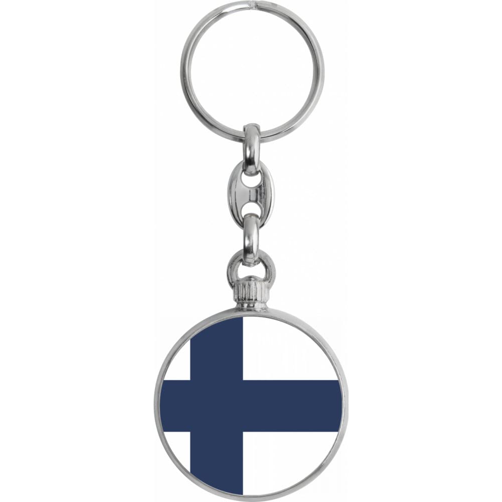Toff London Finland Flag Keyring