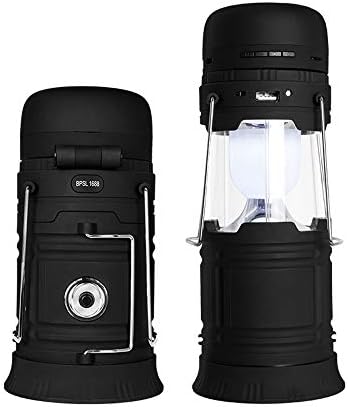 POOU Portable outdoor LED camping light Multi-function light with bluetooth speaker Solar charging functio