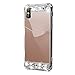 iPhone 7 Plus Crystal TPU Mirror Case,Lozeguyc Handmade Bling Diamond Cover iPhone 8 Plus 5.5 Inch Fashion Beauty Case Rhinestone Ring Stand Shockproof Sleek Case for Girl Women-Rose Gold