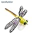 LUREHUNTER Fishing Topwater Lures Life-Like Dragonfly Floating Fly Fishing Popper Boat Lures for Trout Bass Perch Fishing