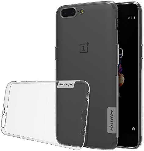 OnePlus 5 Case, Nillkin Clear Soft TPU Cover Case, Slim Thin Grip Durable Anti Slipping / Scratch Transparent Case for OnePlus 5 2017 (Clear)