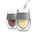 HOST Freeze Cooling Wine Glass (Clear/Grey, Set of 4)