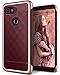 Taktoppy Parallax for Google Pixel 2 XL Case (2017) - Award Winning Design - Burgundy