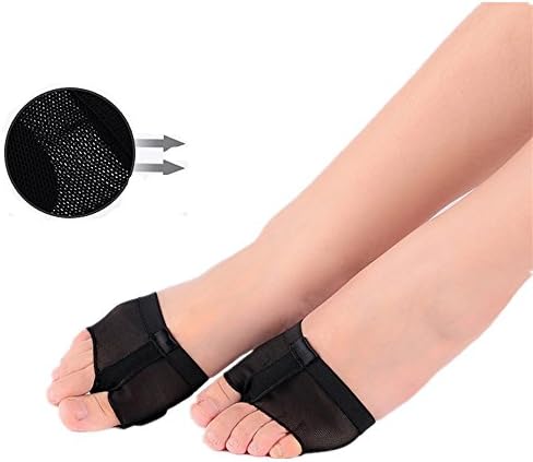 MIKIBANA Girls Lyrical Bare Foot Thong Dance Paws Pad Foot Dance Fitness Half Soles