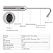 Butane Lighter Torch Lighter Fire Lighter for Grill BBQ Gas Fireplace Fire(Butane Fuel Not Included)